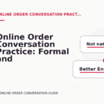 Online Order Conversation Practice: Formal and Friendly Versions