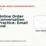 Online Order Conversation Practice: Email and Message Examples
