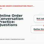 Online Order Conversation Practice: Questions and Answers